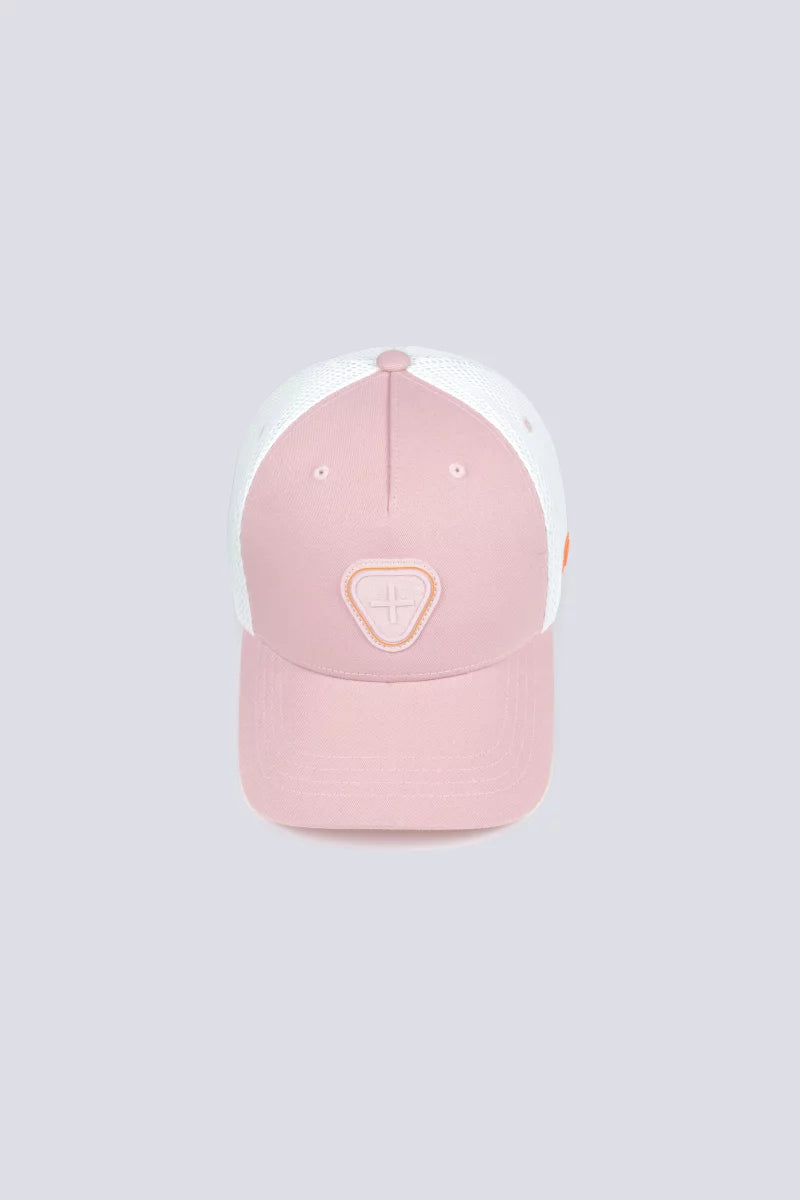 CASQUETTE TRUCKER BILLY2TONES -  ROSE/BLANC