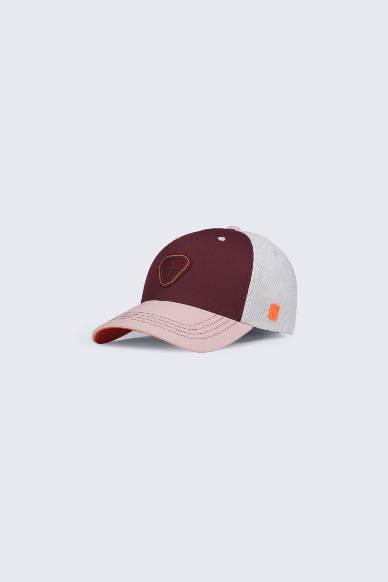 CASQUETTE TRUCKER BILLY2TONES -  BORDEAUX/ROSE