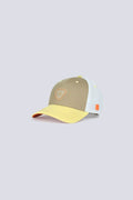 CASQUETTE TRUCKER BILLY2TONES -  KAKI/JAUNE