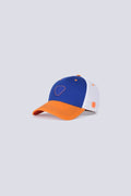 CASQUETTE TRUCKER BILLY2TONES -  BLEU/ORANGE