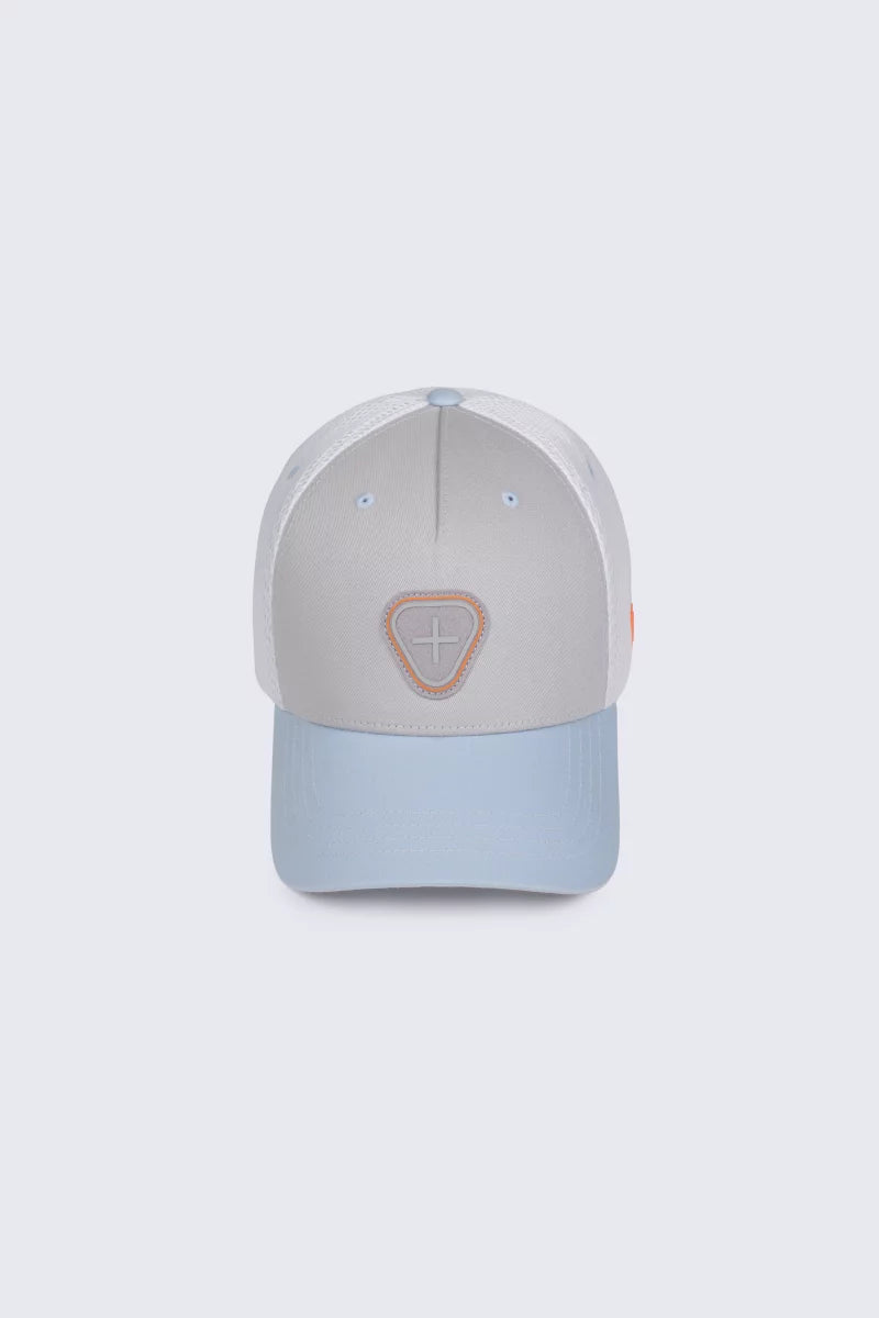 CASQUETTE TRUCKER BILLY2TONES -  GRIS/BLEU CIEL