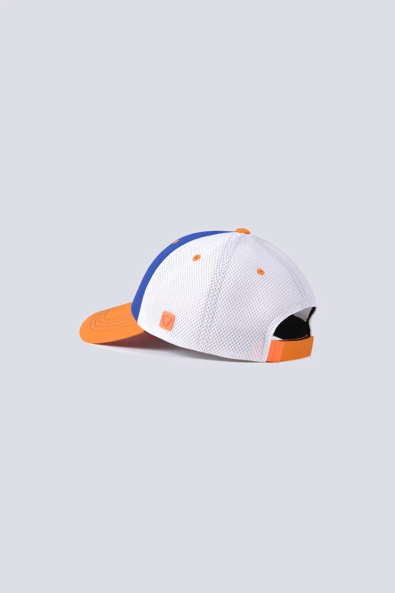 CASQUETTE TRUCKER BILLY2TONES -  BLEU/ORANGE