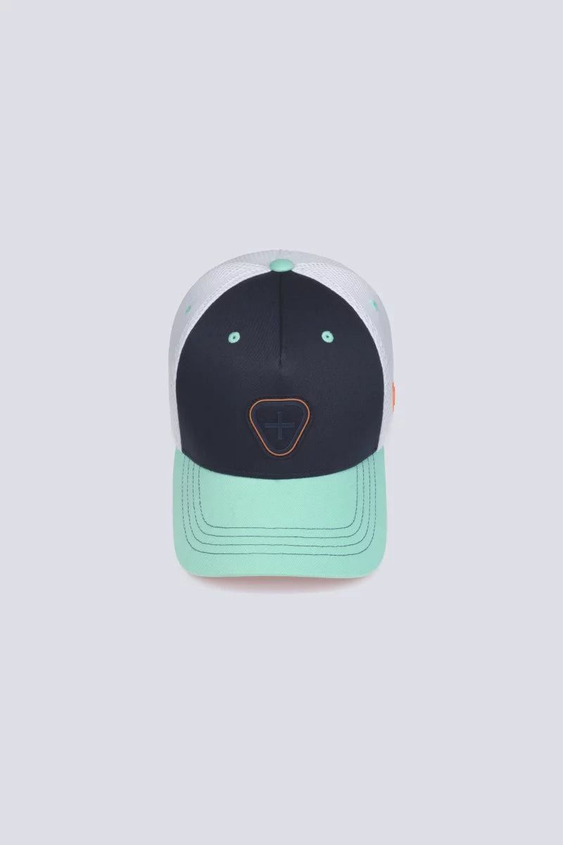 CASQUETTE TRUCKER BILLY2TONES -  BLEU/MENTHE