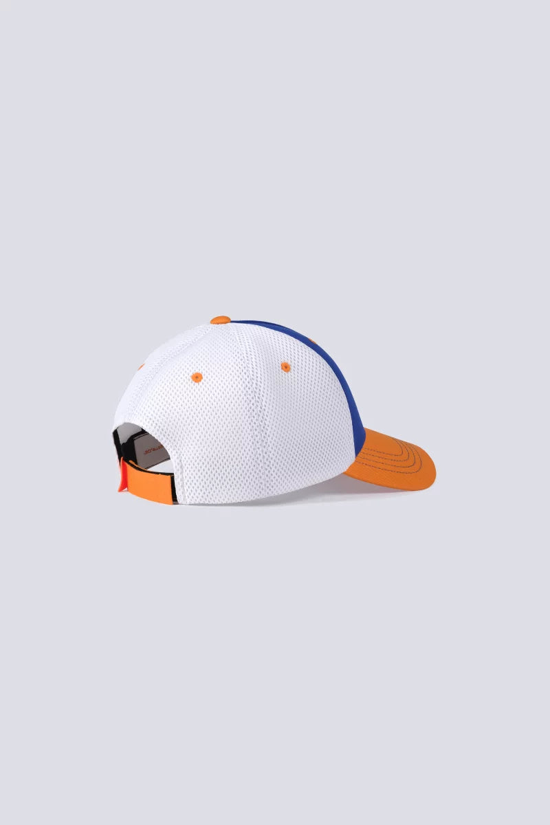 CASQUETTE TRUCKER BILLY2TONES -  BLEU/ORANGE